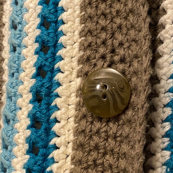 Unique Striped Cardigan Sweater - Picture 3 of 6